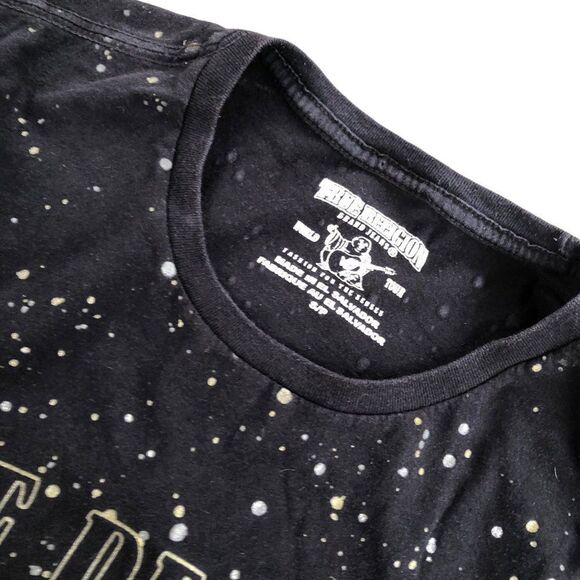 RARE True Religion Shirt Splatter Short Sleeve T Shirt Small - Picture 9 of 10